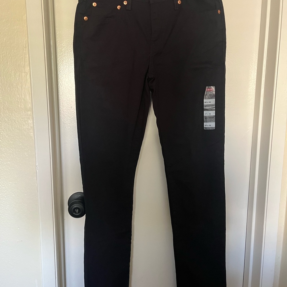 Levi's Black Boyfriend Jeans